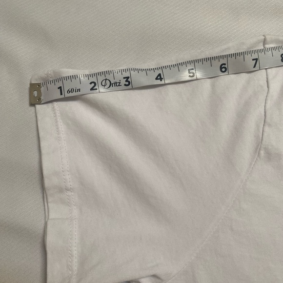 M.I.D.A Undici Men's White Short Sleeve Henley Organic Cotton T-Shirt Size L NWT - Picture 5 of 9